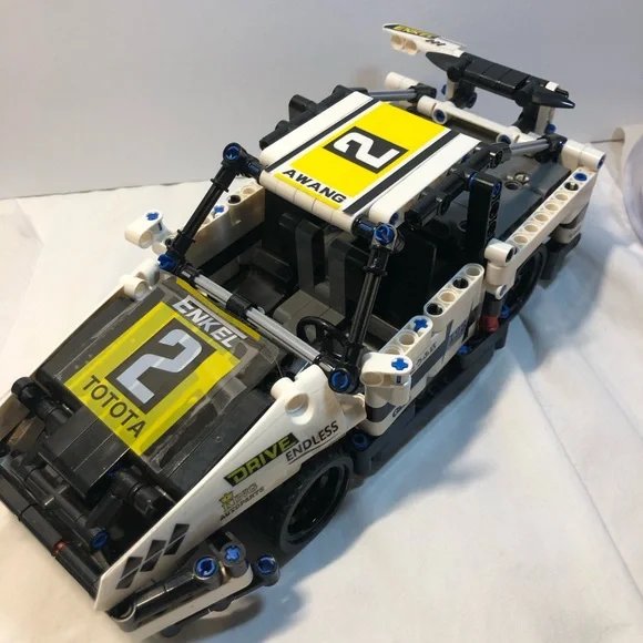 Building Block Racing Cars generic as is no instructions pull back working - Picture 2 of 10